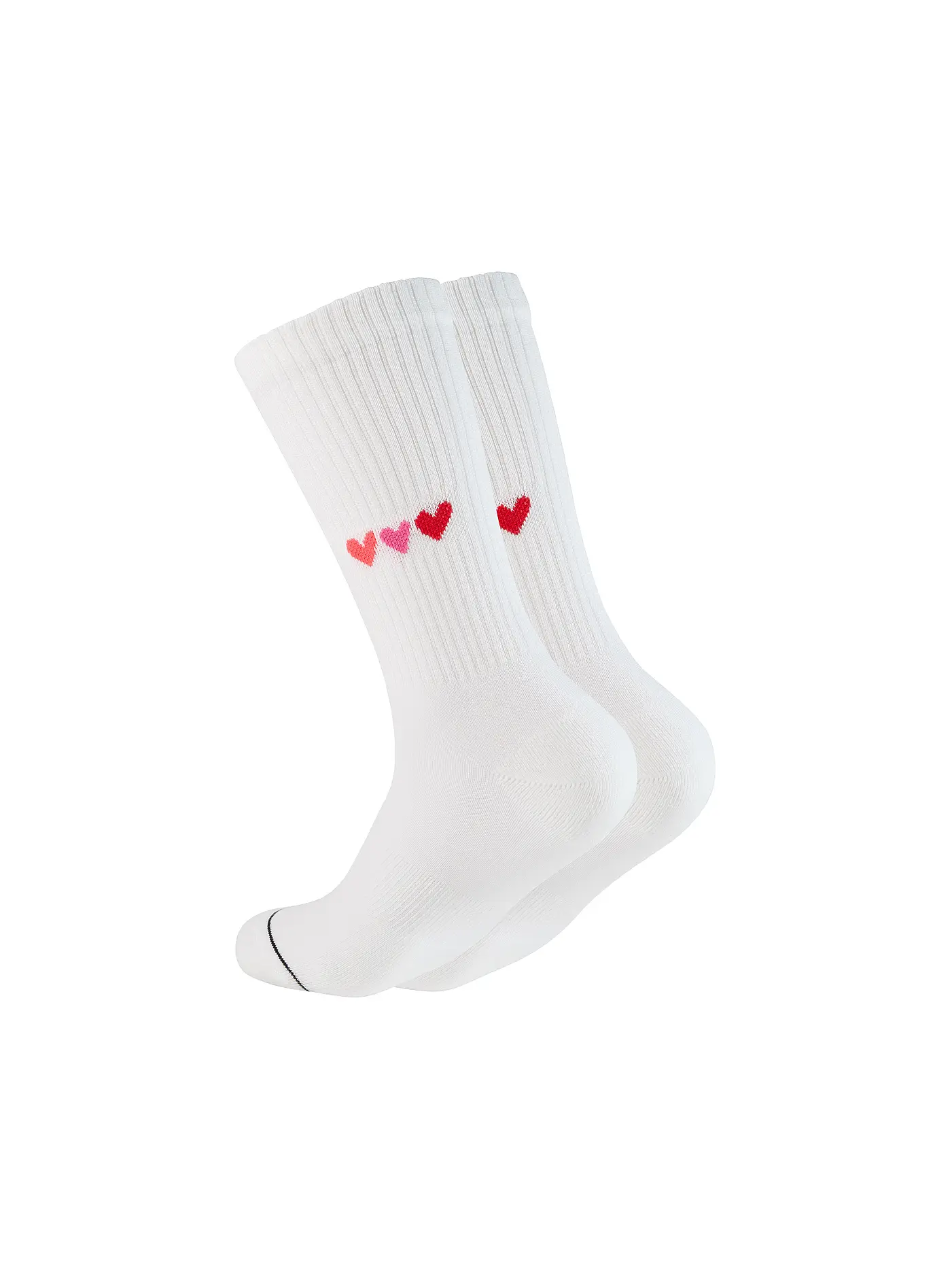OOLEY | Socken ICON PINK SMILE weiss | weiss